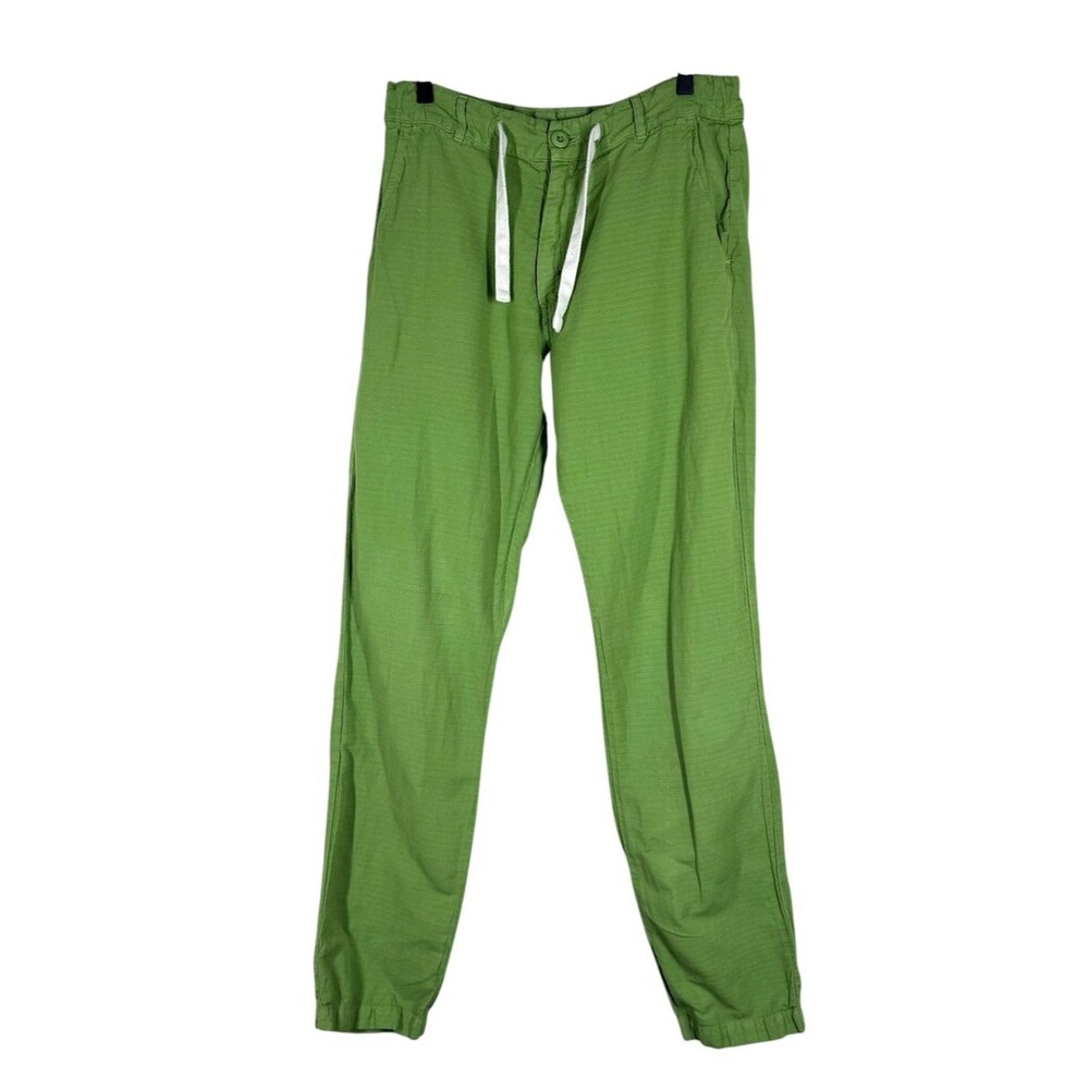 Jungmaven Traverse Pants Hemp Cotton Ripstop Green Men's Size S Made in USA